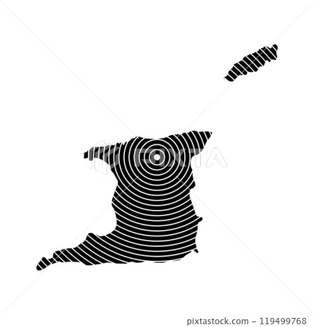 Trinidad and Tobago Map Icon 119499768