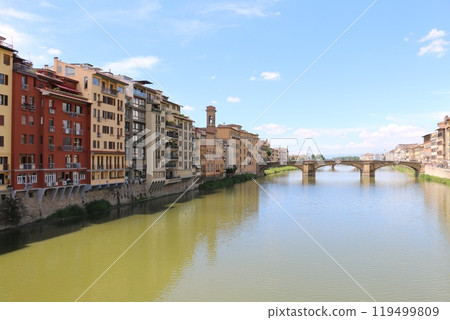 Scenery along the Arno River in Florence Scenery along the Arno River in Florence 119499809