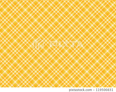 Seamless checkered background in fall colors 119500831