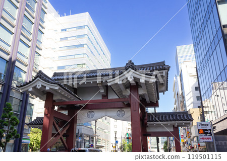 Zojoji temple gate Zojoji temple gate 119501115