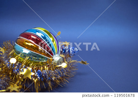 Christmas decorations and copyspace,Vintage Christmas decorations and copyspace,Vintage 119501678