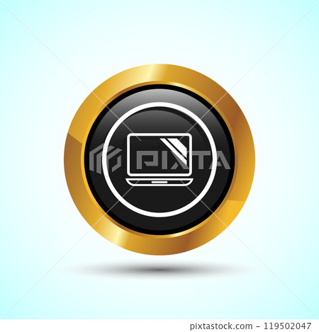Laptop Icon Design Illustration, Computer Icon For Apps and Websites 119502047