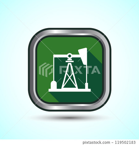 Oil Pump Icon Design Illustration, Industrial Icon For Apps and Websites 119502183
