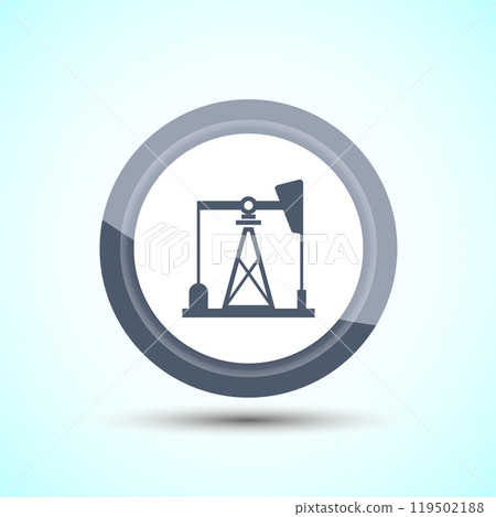 Oil Pump Icon Design Illustration, Industrial Icon For Apps and Websites 119502188