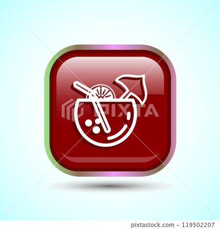 Tropical Drink Icon Design Illustration, Icon For Apps and Websites Tropical Drink Icon Design Illustration, Icon For Apps and Websites 119502207