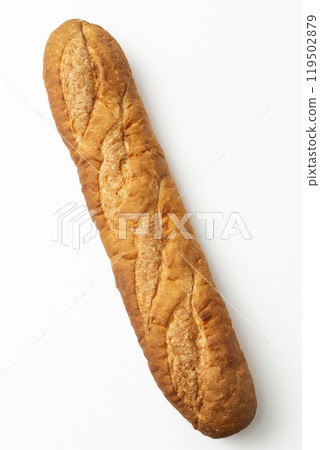 Baguette white background 119502879