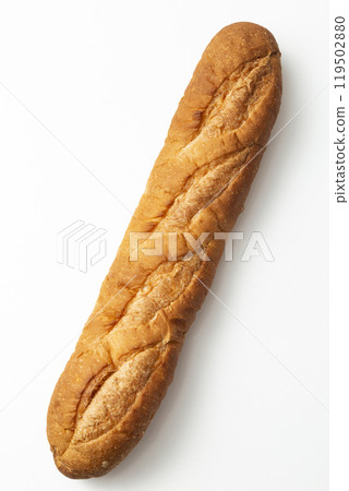 Baguette white background 119502880