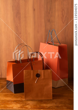 Paper shopper (paper bag) Paper shopper (paper bag) 119504075