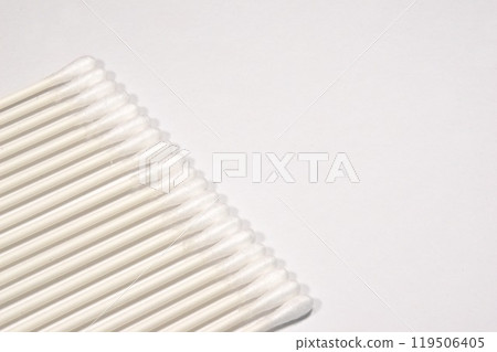Cotton buds still life Cotton buds still life 119506405
