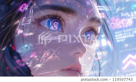 AI近未來網路數位空間 119507743