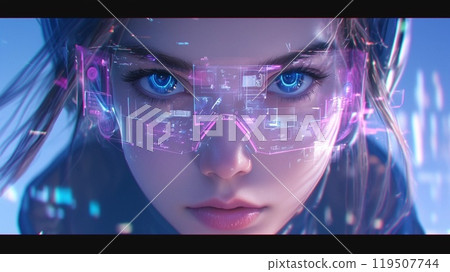 AI near future cyber digital space 119507744