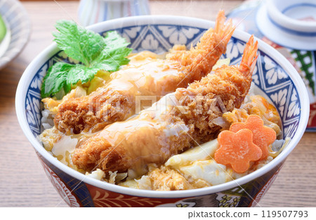 蝦炒三文魚 蝦炒三文魚 119507793