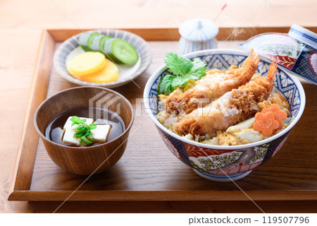 蝦炒三文魚 蝦炒三文魚 119507796