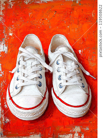 Kicks in Color, An Abstract Artistic Exploration of Sneakers Through Bold Strokes Kicks in Color, An Abstract Artistic Exploration of Sneakers Through Bold Strokes 119508622