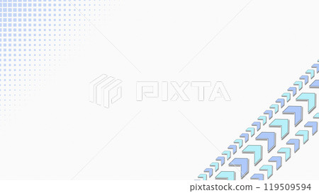 Illustration of an arrow flowing in the lower right corner on a white background 119509594