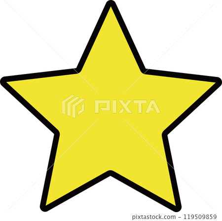 Star icon material 119509859