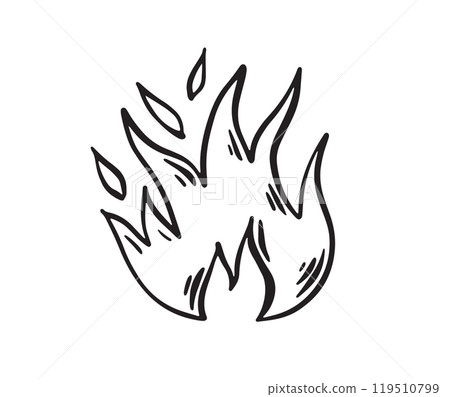 blaze, fire, flame 119510799