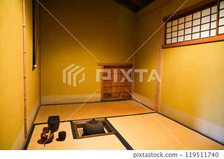Traditional teahouse in Iroha Soan (Yamashiro Onsen, Kaga City, Ishikawa Prefecture) Traditional teahouse in Iroha Soan (Yamashiro Onsen, Kaga City, Ishikawa Prefecture) 119511740