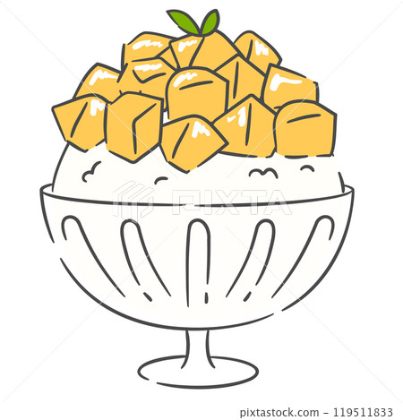A drawing of Mango Bingsu 119511833