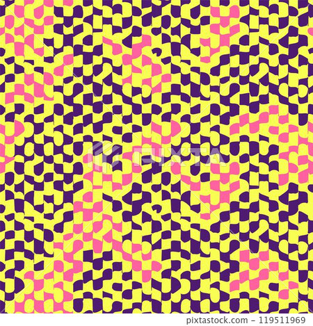 Psychedelic checkerboard poster 119511969