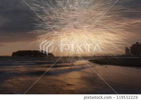十月江之島煙火圖片 十月江之島煙火圖片 119512229