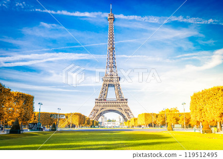 eiffel tour and Paris cityscape 119512495