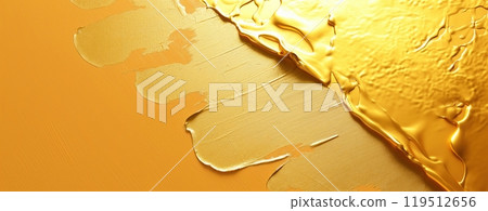 A smooth golden layer glides over an orange background, creating a dynamic contrast that captures the essence of creativity and artistry. A smooth golden layer glides over an orange background, creating a dynamic contrast that captures the essence of creativity and artistry. 119512656