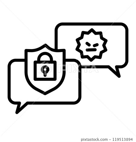 與安全人員協商並要求適當判斷的圖示。 119513894