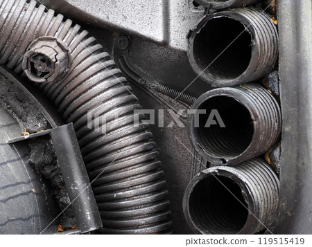 abandoned technology gears pipes detail abandoned technology gears pipes detail 119515419