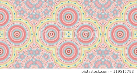 Abstract Kaleidoscope Geometry Psychedelic Art Pattern Background Wallpaper 119515798