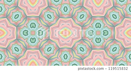 Abstract Kaleidoscope Geometry Psychedelic Art Pattern Background Wallpaper 119515832