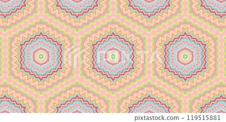 Abstract Kaleidoscope Geometry Psychedelic Art Pattern Background Wallpaper 119515881