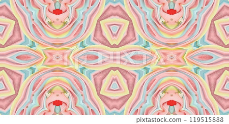 Abstract Kaleidoscope Geometry Psychedelic Art Pattern Background Wallpaper 119515888