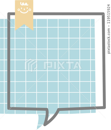 cute doodle hand draw blue color speech bubble balloon with bookmark, think speak talk text box banner, flat design png illustration cute doodle hand draw blue color speech bubble balloon with bookmark, think speak talk text box banner, flat design png illustration 119515924