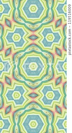 Abstract Kaleidoscope Geometry Psychedelic Art Pattern Background Wallpaper 119516009
