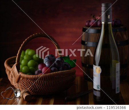 葡萄酒和葡萄 119516366