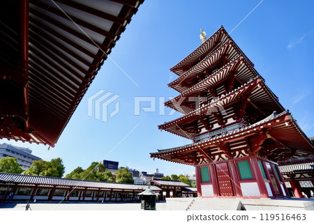 四天王寺/五層寶塔(大阪府大阪市天王寺區) 四天王寺/五層寶塔(大阪府大阪市天王寺區) 119516463