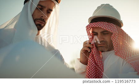 Sheiks Discussing About The Project Plan  119516773