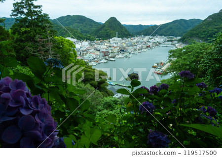 Shimoda Port seen from a gentle hill Shimoda Port seen from a gentle hill 119517500