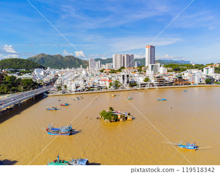 The Kai River in Nha Trang. 119518342