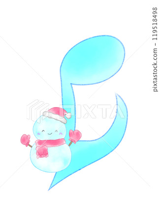 上面有一個雪人的音符 上面有一個雪人的音符 119518498
