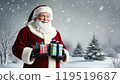 Santa Claus in the snow 119519687