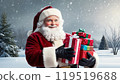 Santa Claus in the snow 119519688
