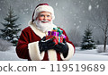 Santa Claus in the snow 119519689