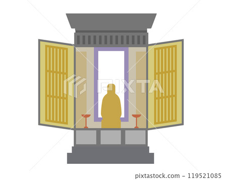 佛壇米的圖像插圖 佛壇米的圖像插圖 119521085