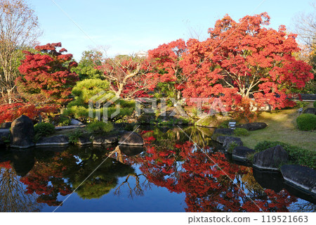 秋天秋天庭院 119521663