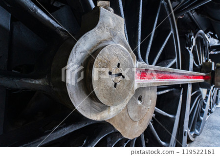 蒸汽機車驅動輪及連桿 蒸汽機車驅動輪及連桿 119522161