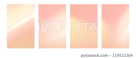 Elegant ivory gradient. Simple, cosmetic soft banner in cream and champagne colors. 119522304