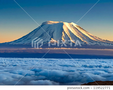 mountains on sky 119522771