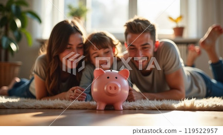 Family Bonding Over Savings A Joyful Moment That Brings Everyone Closer Together Family Bonding Over Savings A Joyful Moment That Brings Everyone Closer Together 119522957